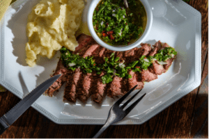 Texas de Brazil Flank Steak with Chimichurri