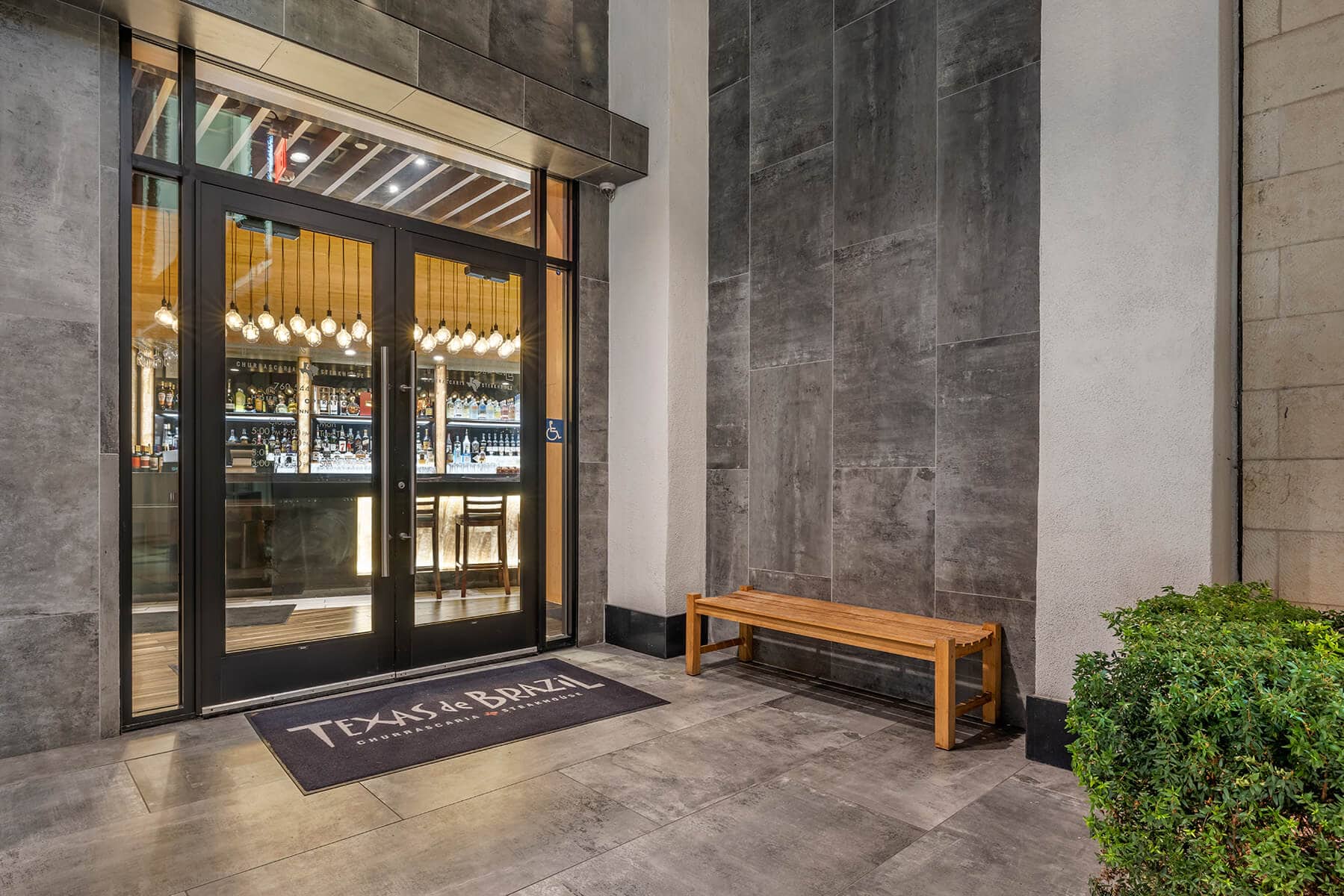 exterior view of Texas de Brazil Carlsbad at the door