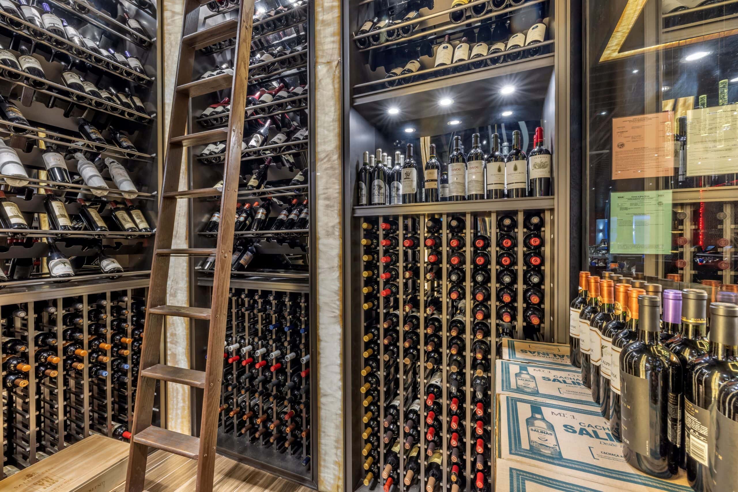 Wine Room at TdB Carlsbd